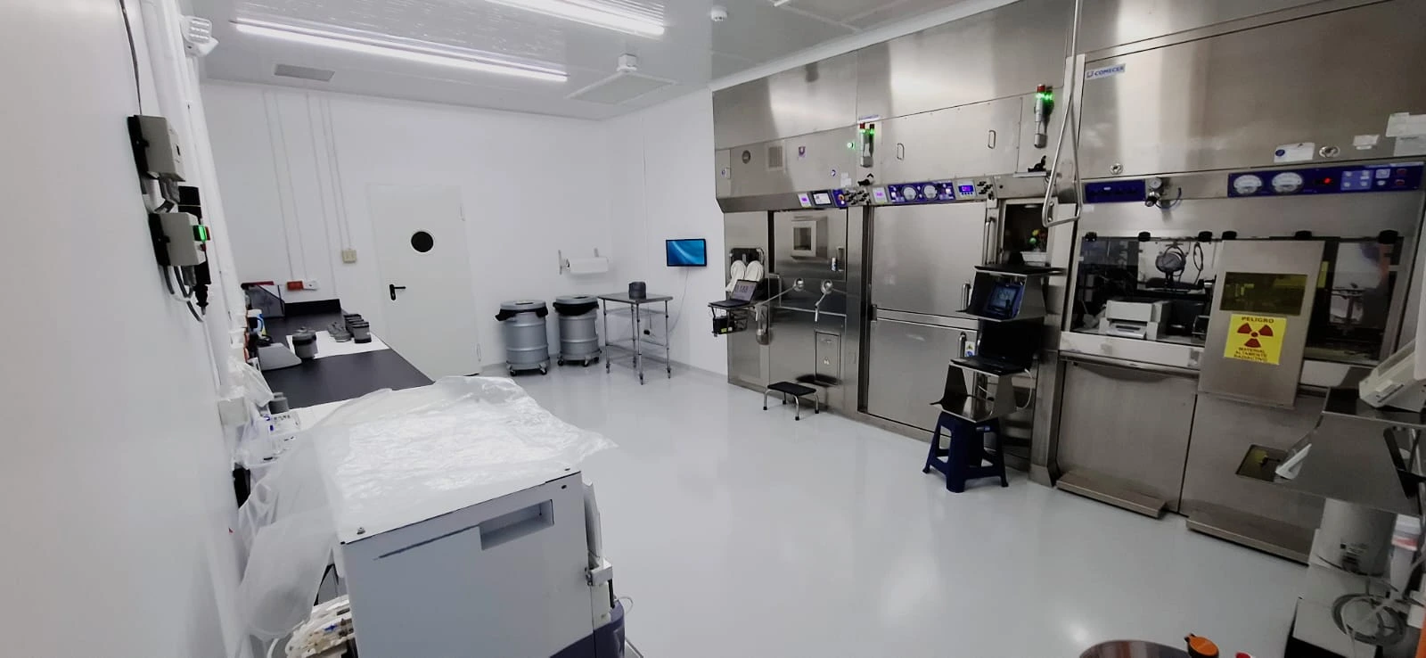 Sala con hot cells